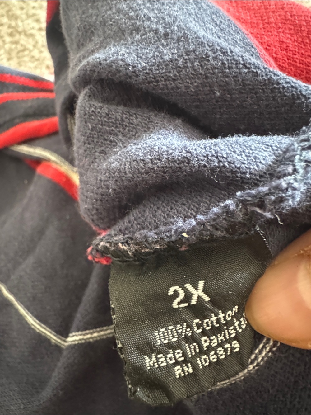 Set of 3 XXL Ralph Lauren Men's Polo Shirts - Charcoal , Light Gray, blue red wh - Picture 14 of 14